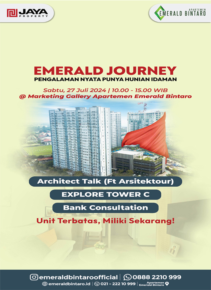 New Look New Feel Marketing Gallery Apartemen Emerald Bintaro